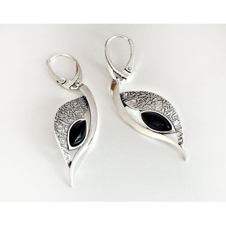 Onyx Ohrhänger Silber 925 Silberschmuck se174