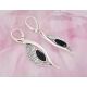Onyx Ohrhänger Silber 925 Silberschmuck se174