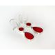 Ohrhänger Silber 925 Koralle Silberschmuck kl298
