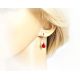 Ohrhänger Silber 925 Koralle Silberschmuck kl296