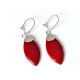 Ohrhänger Silber 925 Koralle Silberschmuck kl306