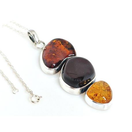 Bernstein Anhänger Silber 925 ba626