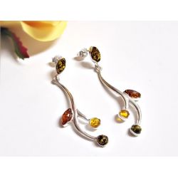 Bernstein Ohrstecker Silber 925 bd19