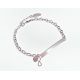 Schild Armband Silber 925 Sterlingsilber rhodiniert sg208