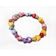 Kinderschmuck Gummizug  Armband Herz Blume ak12