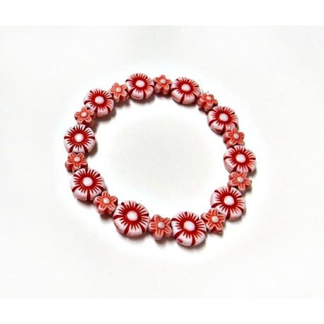 Kinder Armband Gummizug  Armband Blumen ak13
