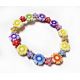 Kinder Armband Gummizug  Armband Blumen ak14