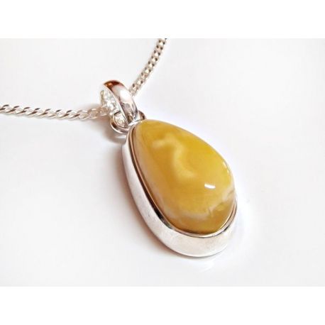 Bernstein Anhänger Silber 925 Bernsteinschmuck ba637