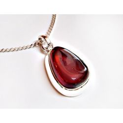 Bernstein Anhänger Silber 925 Bernsteinschmuck ba641