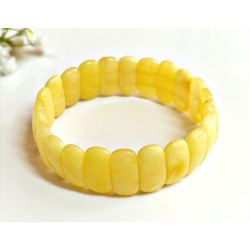 Bernstein Armband mit Gummizug cu208
