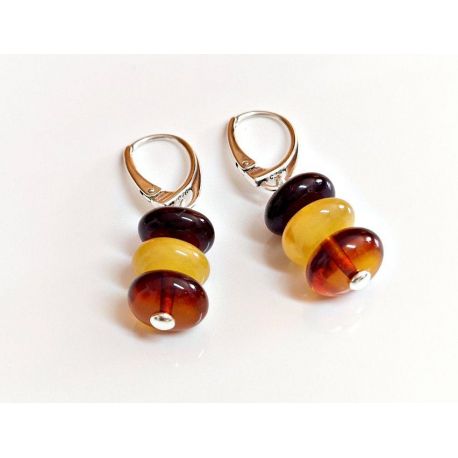 Bernstein Ohrhänger Silber 925 bj226