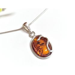 Bernstein Anhänger Silber 925 Bernsteinschmuck ba646