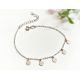 Armband Silber 925 16-20 cm Plättchen rhodiniert sg211