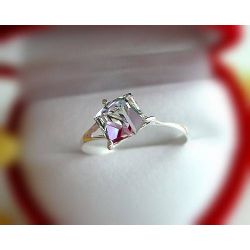 Damen Ring Silber 925 Silberschmuck Zirkonia QQ01