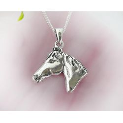 Anhänger Pferdekopf Silber 925  Silberschmuck su374