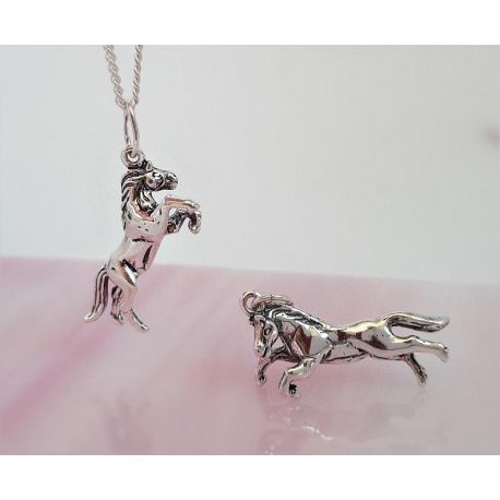 Pferd Anhänger Silber 925 Pferdanhänger Figur su378