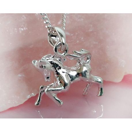 Pferd Anhänger Silber 925 Pferdanhänger Figur su371