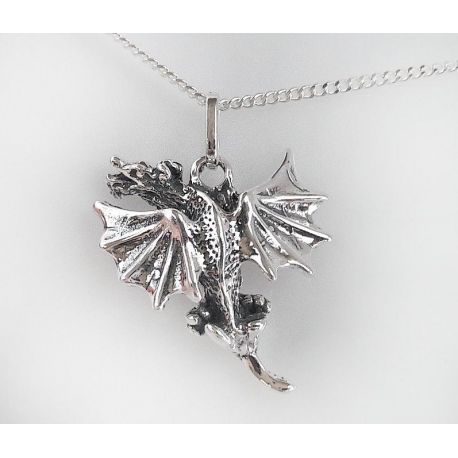 Drachen Anhänger Sterlingsilber  Silber-925 su369