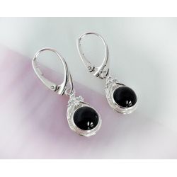 Onyx Ohrhänger Silber 925 Silberschmuck se144