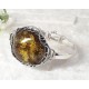 Bernsteinschmuck - Bernstein-Armreif  19 cm Silber-925  (BB137)