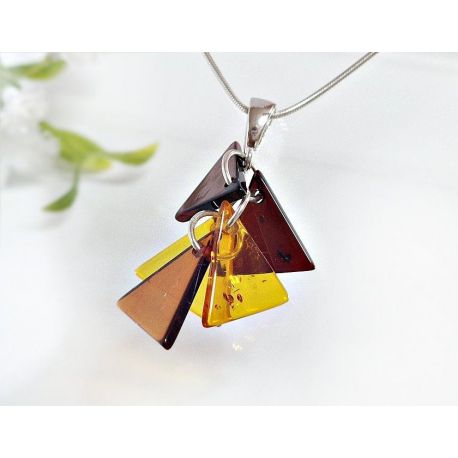 Bernstein Anhänger Silber 925 Bernsteinschmuck ba675