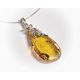 Bernstein Anhänger Silber 925 Bernsteinschmuck ba678