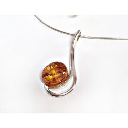 Bernstein Anhänger Silber 925 Bernsteinschmuck ba679