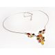 Bernstein Collier Silber 925 Bernsteinschmuck dc264