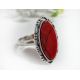 Korallen Ring Silber 925 kl339