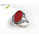 Korallen Ring Silber 925 kl342