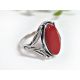 Korallen Ring Silber 925 kl342