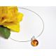 Bernstein Collier Silber 925 Bernsteinschmuck ba682