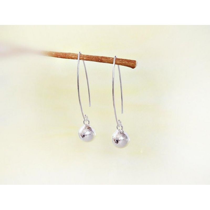 Ohrringe Silber 925 kaufen |Kugel Ohrringe Silber |Kugel Ohrhänger