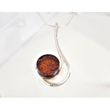 Bernstein Anhänger Silber 925 Bernsteinschmuck ba686