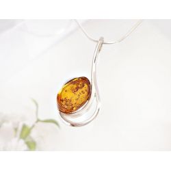Bernstein Anhänger Silber 925 Bernsteinschmuck ba690
