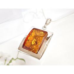 Bernstein Anhänger Silber 925 Bernsteinschmuck ba693