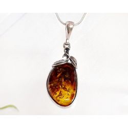 Bernstein Anhänger Silber 925 Bernsteinschmuck ba699