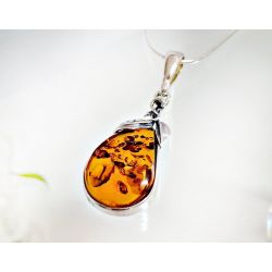 Bernstein Anhänger Silber 925 Bernsteinschmuck ba700