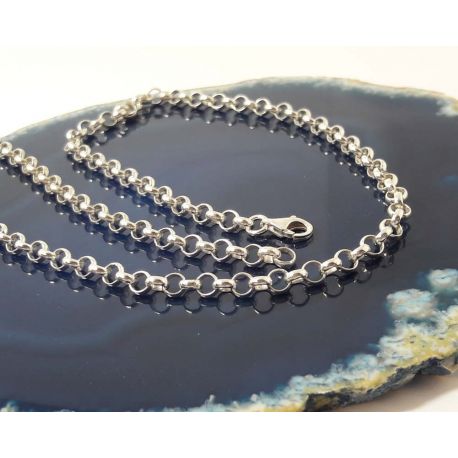 Erbskette Rollo Kette Silber 925 Halskette KB95