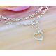 Fußkettchen Silber 925 24-30 cm Silberschmuck fr74