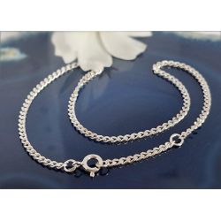 Fußkettchen Silber 925 24 - 32 cm Silberschmuck fr75