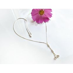 Kette Silber 925 42 cm Collier Damen Silberschmuck sd220