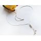 Kette Silber 925 42 cm Collier Damen Silberschmuck sd221