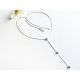 Kette Silber 925 40 cm Collier Damen Silberschmuck sd218