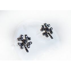 Ohrstecker Silber 925 Herz mit Zirkonia sb249
