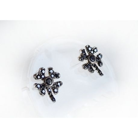 Ohrstecker Silber 925 Herz mit Zirkonia sb249