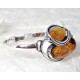 Bernsteinschmuck - Bernstein-Armreif  18 cm Silber-925  (BB145)