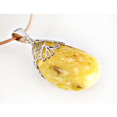 Bernstein Anhänger Silber 925 Bernsteinschmuck ba711