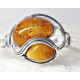 Bernsteinschmuck - Bernstein-Armreif  18 cm Silber-925  (BB145)