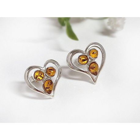 Bernstein Ohrstecker Silber 925 ed301